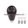 Universal 5/6-Speed Gear Shift Knob, Imitation Wood Grain Gear Stick Head for Car Modification