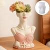 Flexible Silicone Lady Shape Planter Mold For Resin Art Concrete Cement Casting And Decorative Candle Container