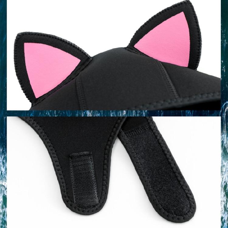 3mm Swimming Caps Cats Ear Diving Caps Diving Headgear Diving Hood Comfortable Diving Hat Surf Caps for Men Women