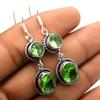 Peridot Gemstone Ethnic Handmade Drop Dengle Earring Jewelry ER 024