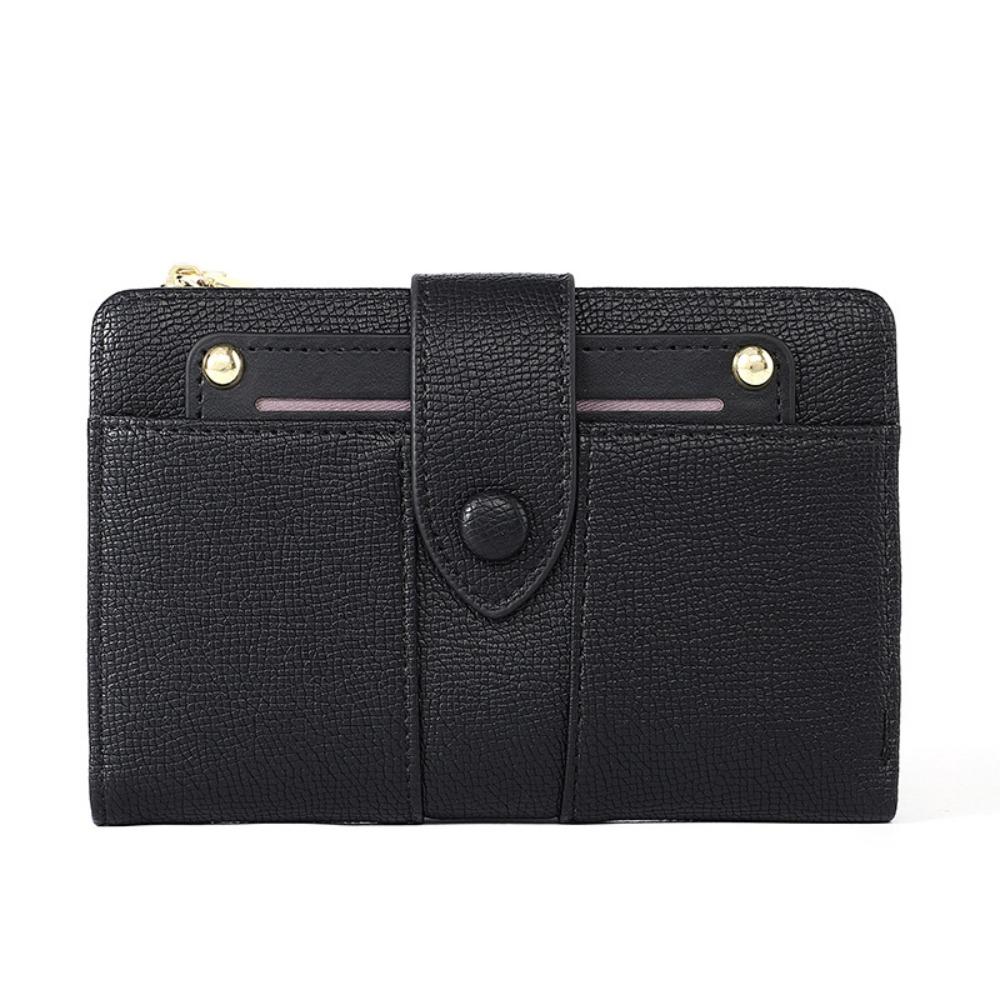 

Ticket Holder PU Passport Bag Passport Cover Fold Purse Portable Storage Card Bag Men