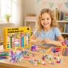 All-In-One Handicraft Kit DIY Creative Toy Set Includes Various Craft Supplies for Kids Ages 8 and Up Educational Arts and Crafts Activity