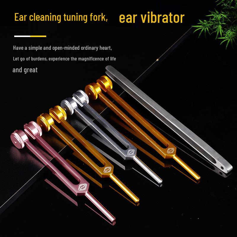 Vibrating Ear Cleaning Tool & Tuning Fork Set