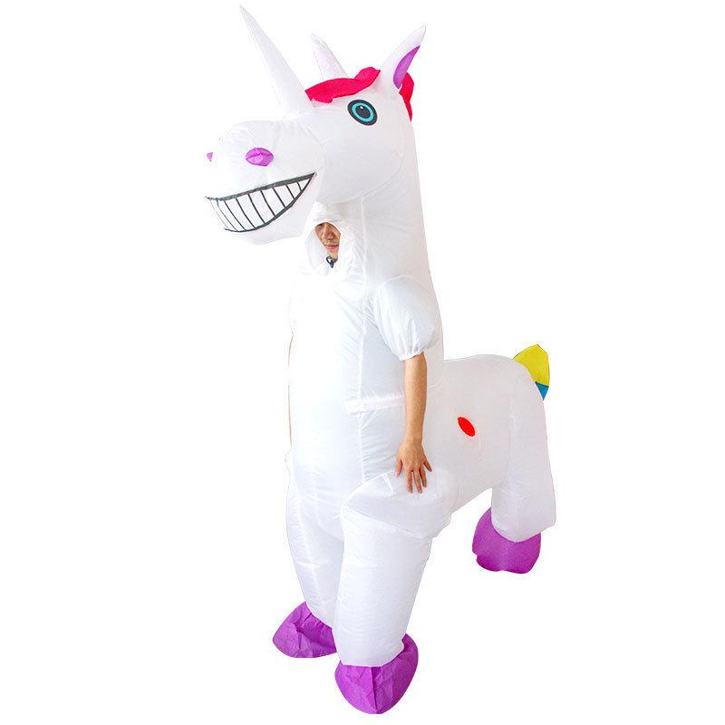 Colorful Unicorn Centaur Inflatable Costume for Children's Day Cosplay and Party Performances