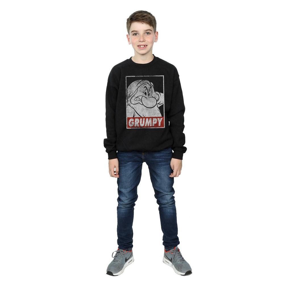 Disney Boys Snow White Grumpy Dwarf Poster Sweatshirt