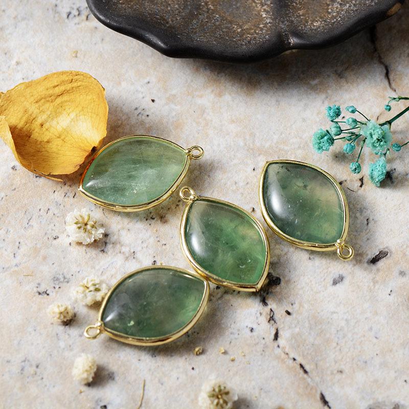 Premium Bohemian Light Luxury Water Drop Natural Elongated Stone Earrings Earrings Popular Jewelry