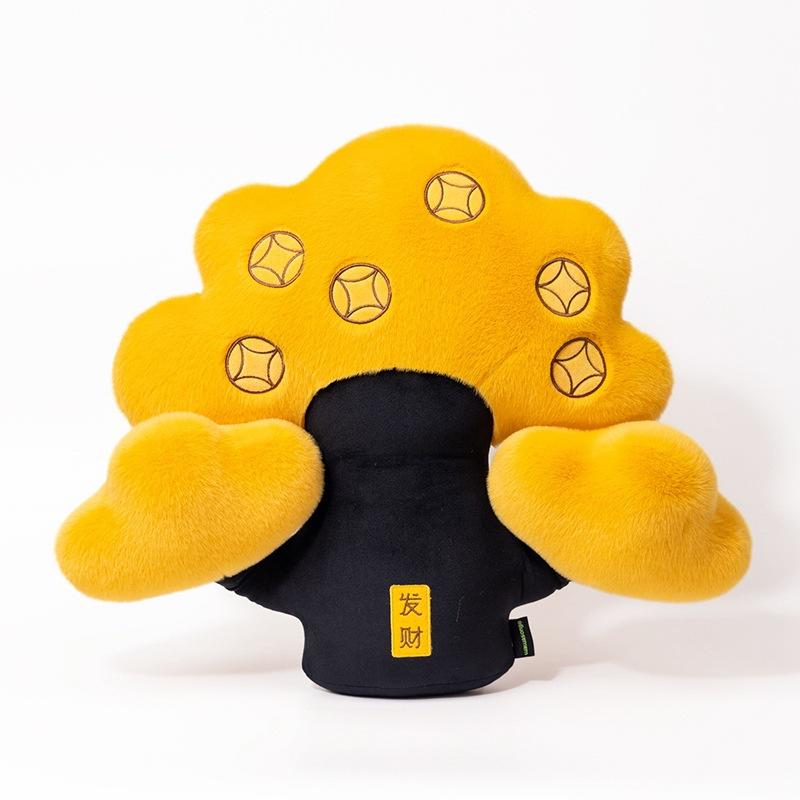 

Новая подушка в китайском стиле Денежное дерево, светлая роскошь, золотой норковый вельвет, особой формы, сосна, украшение для дома, подушка для дивана в гостевом доме 45*55cm