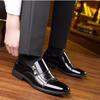 New autumn men's leather shoes Sharp pointed outdoor anti slip flat Fashion Business Zipper Footwear Casual comfort male shoes