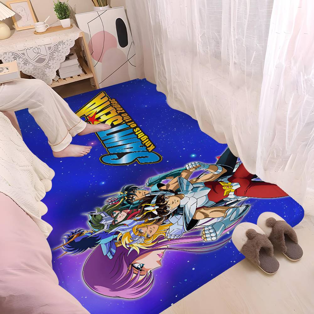 Retro Saint Seiya Room Mats Retro Multiple Choice Living Room Kitchen Rug Non-Slip Welcome Rug
