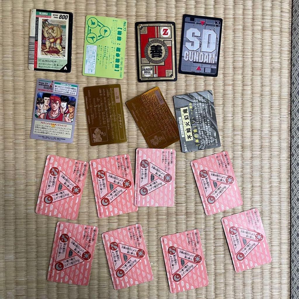 Used 20% price reduction possible Carddass Kira Card Various Gundam Dragon Ball Slam Dunk
