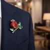 Pomegranate Enamel Fruit Brooch Elegant Fruit Lapel Pin Brooches Jewelry  Dresses Decoration
