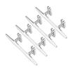 4Pcs Boat Dock Cleat 5 Inch 316 Stainless Steel Secure Fixation Marine Rope Cleat for Yacht Ship