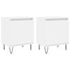 VidaXL Bedside Tables 2 Pcs White 40x30x50 Cm Engineered Wood 826829
