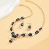 Exaggerated Necklace and Earrings Set