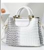 Women‘s Crocodile Pattern Tote Bags with Top Handle Crossbody Purses Handbag and Purse Faux Patent Leather Top-handle Work Shoulder Satchel  for Women
