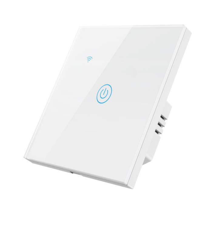 WiFi Smart Touch Wall Switch with Zero Fire Line and Siri Voice Control for HomeKit