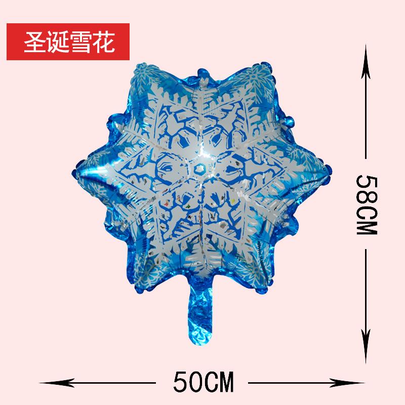 Christmas Balloons Special-Shaped Aluminum Film Balloons Santa Claus Merry Christmas Arrangements Christmas Eve Decorations