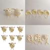 Lovely Earflap Hat with Chin Tie, Baby Fetal Caps Soft & Breathable Bonnet Fashionable Infant Hospital Hat for 0-1 Year
