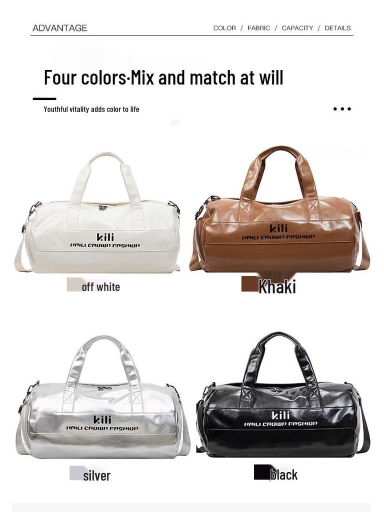 Unisex Travel Bag: Fashionable Dry/Wet Separation, Short-Distance Luggage, Handbag, Gym, and Crossbody Bag