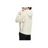Adidas Logo Print Solid Color Zip-Up Hoodie Jacket Women Jackets Off-White HG1828