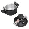 Pressure Cooker Aluminum Alloy Explosion Proof Large Capacity Compound Bottom Pressure Canner for Gas Stove Induction