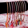 Braided Bracelet Fashion Decor Accessory Jewelry Accessories Adjustable Thread Bracelets with Fringe Decors Birthday Gift