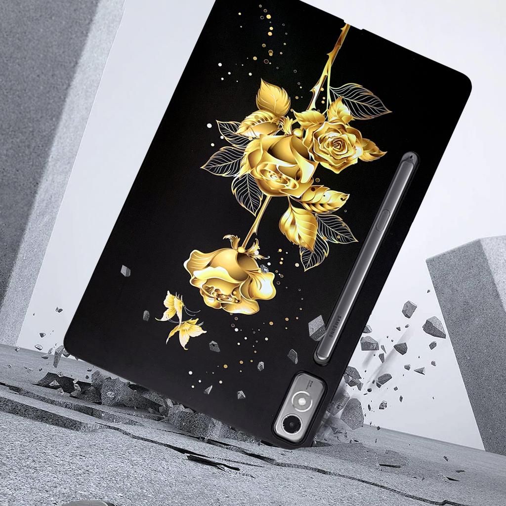 Für Lenovo Tab P12 TPU Hülle Musterdruck Slim Tablet Schutzhülle