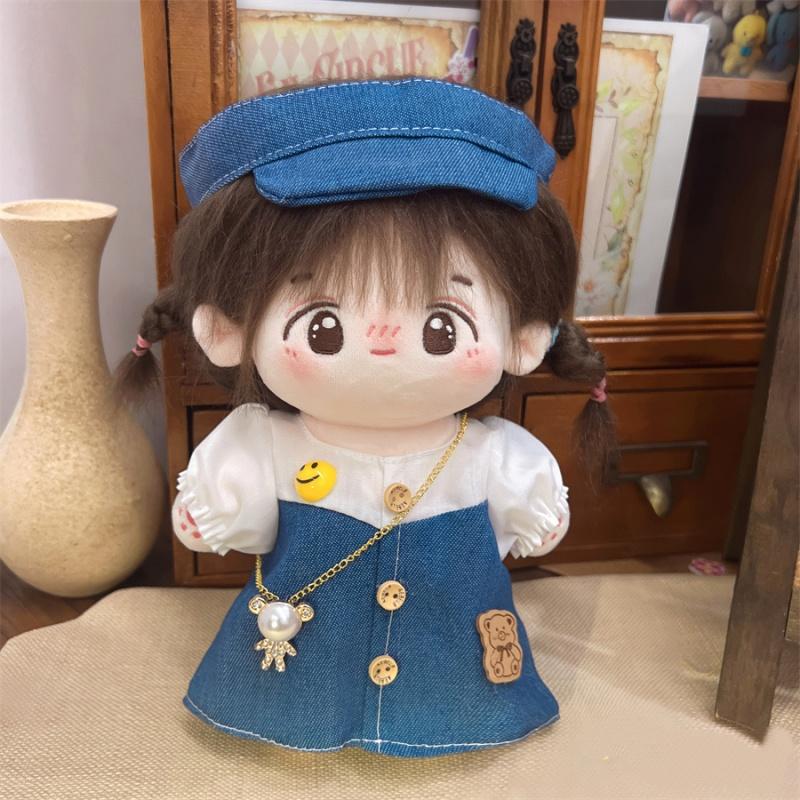 Suitable for 20cm Cute Plush Doll Dresses Clothing Accessories Mini Doll Clothing Accessories