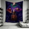 Hocus Pocus 3 Hour Tapestry Wallmounted Background Cloth Soft Christmas Gift Atmospheric Background Cloth