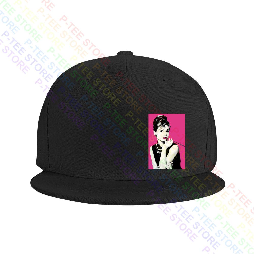 

Audrey Hepburn Breakfast At Tiffanys Baseball Cap Snapback Caps Knitted Bucket Hat Adjustable
