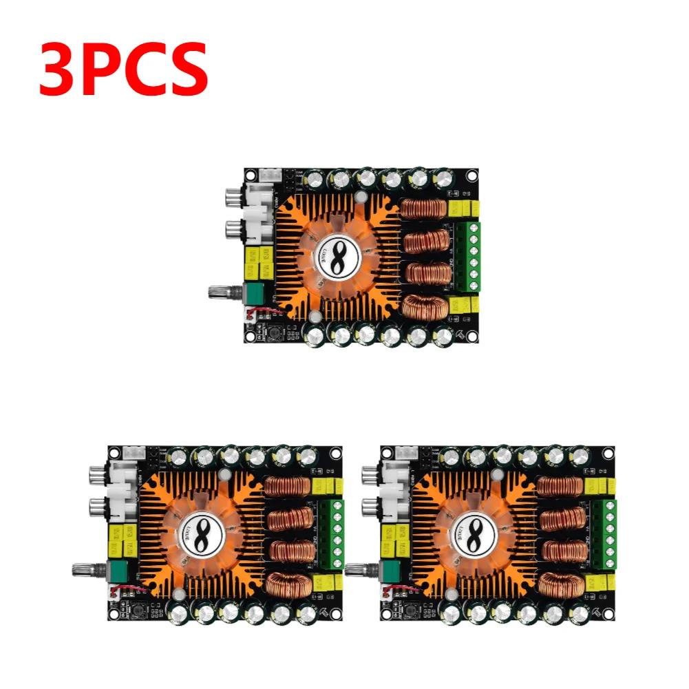 TDA7498E 2.0 Dual Channel HIFI Stereo Module 160Wx2 High Power Digital Power Amplifier Board Support BTL 220W With Cooling Fan