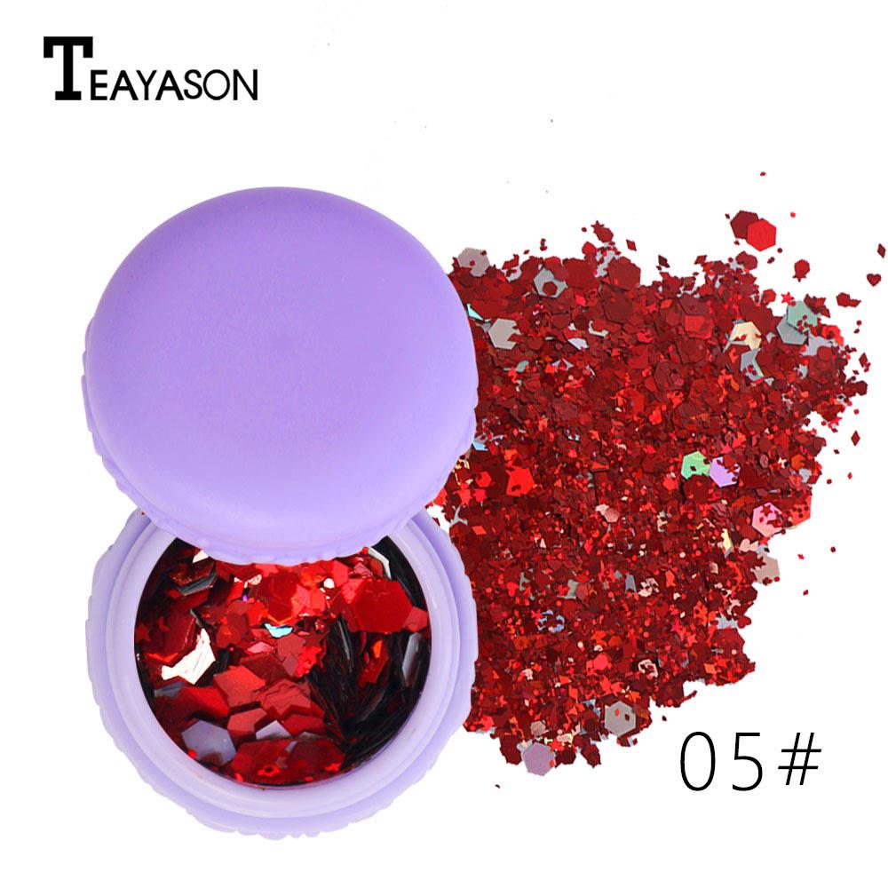 Buy Glitter Eye Shadow Powder Makeup Gold Silver Nail Art Sequins