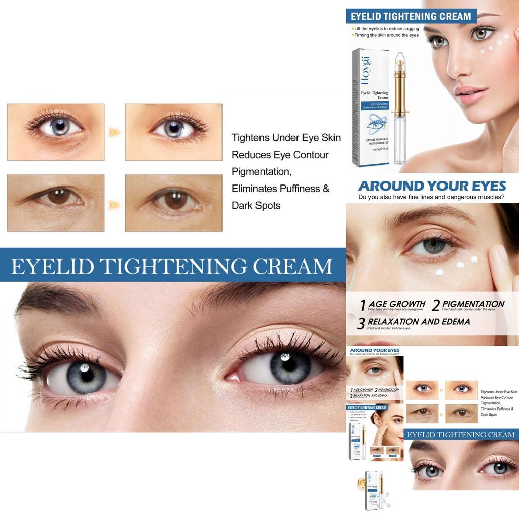 Hoygi Eye Firming Cream For Dark Circles Hydrating Moisturizing Skin Brightening 3g