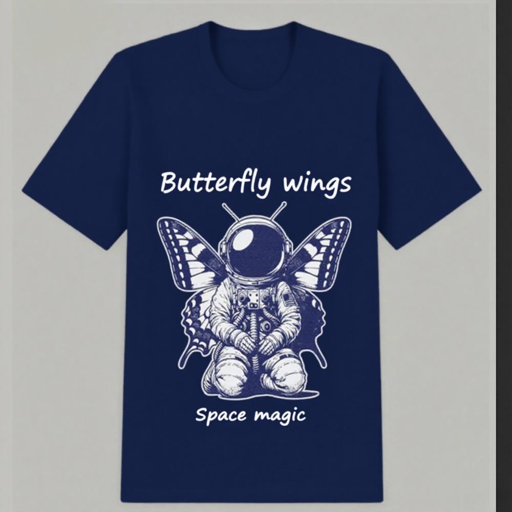 Street Emerging Trend Style Cotton Short-sleeved Style New Printing Art Daily T-shirt Women's Couple Tide Brand Breathable Tops