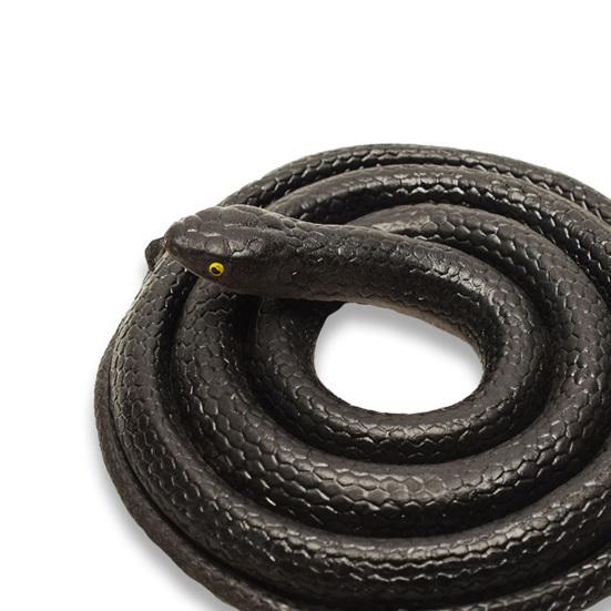 1 Set 120CM Snake Prank Toy with 100M Clear Line Clip PVC Simulated Colorful Snake On A Rope Teasing Friends Tricky Props Party Gag Gift