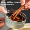 Magnetic Spice Tins with Lids Tinplate Kitchen Seasoning Box for Refrigerator Use, Airtight Mini Spice Canister with Label Stickers