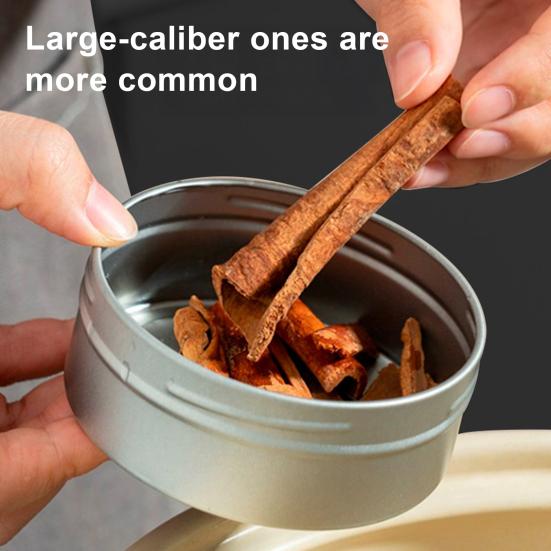 Magnetic Spice Tins with Lids Tinplate Kitchen Seasoning Box for Refrigerator Use, Airtight Mini