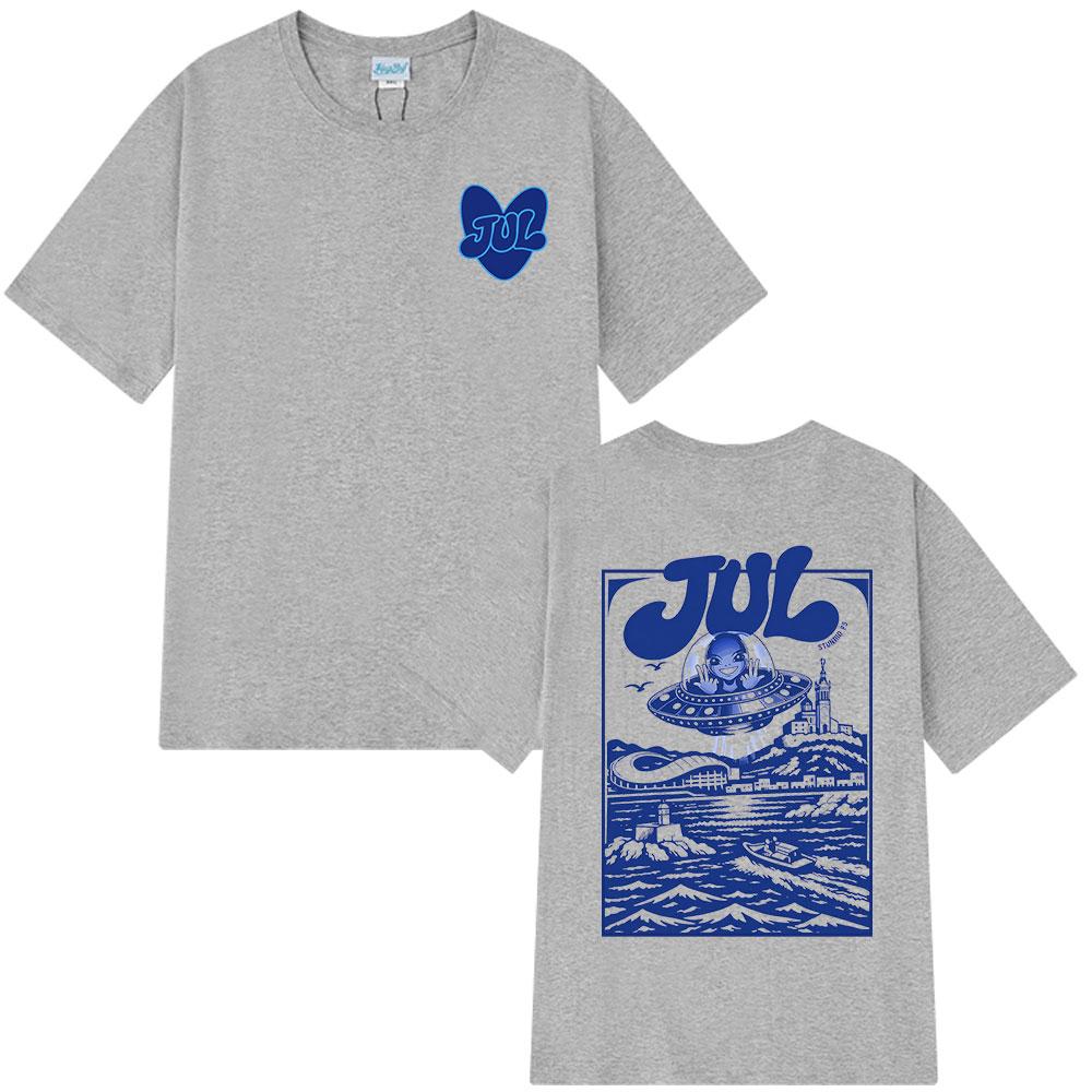 

Rapper Jul Graphic T-shirt Unisex s WOMEN Clothing Fashion Hip Hop Y2K Top Casual Cotton Short Sleeve Oversized T-shirts Streetwear 4XL