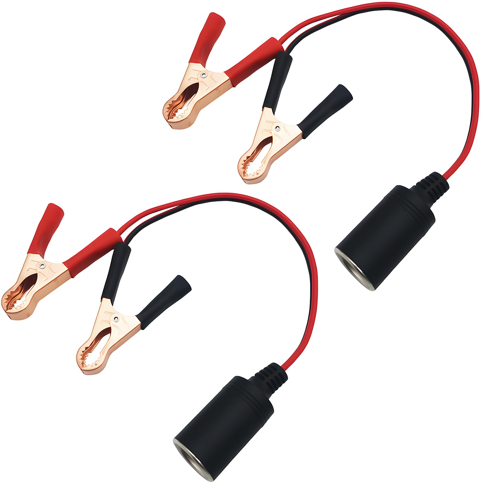 CTRICALVER Cigarette Lighter Socket 12V 24V Clip Type Car Cigarette Lighter Socket Car Connection Cigarette Lighter Socket Direct Connection Clip Type
