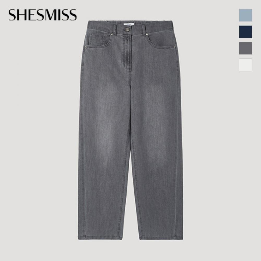 [She S miSS] Back Banding Wide Baggy Denim pantS SSmSlp22060