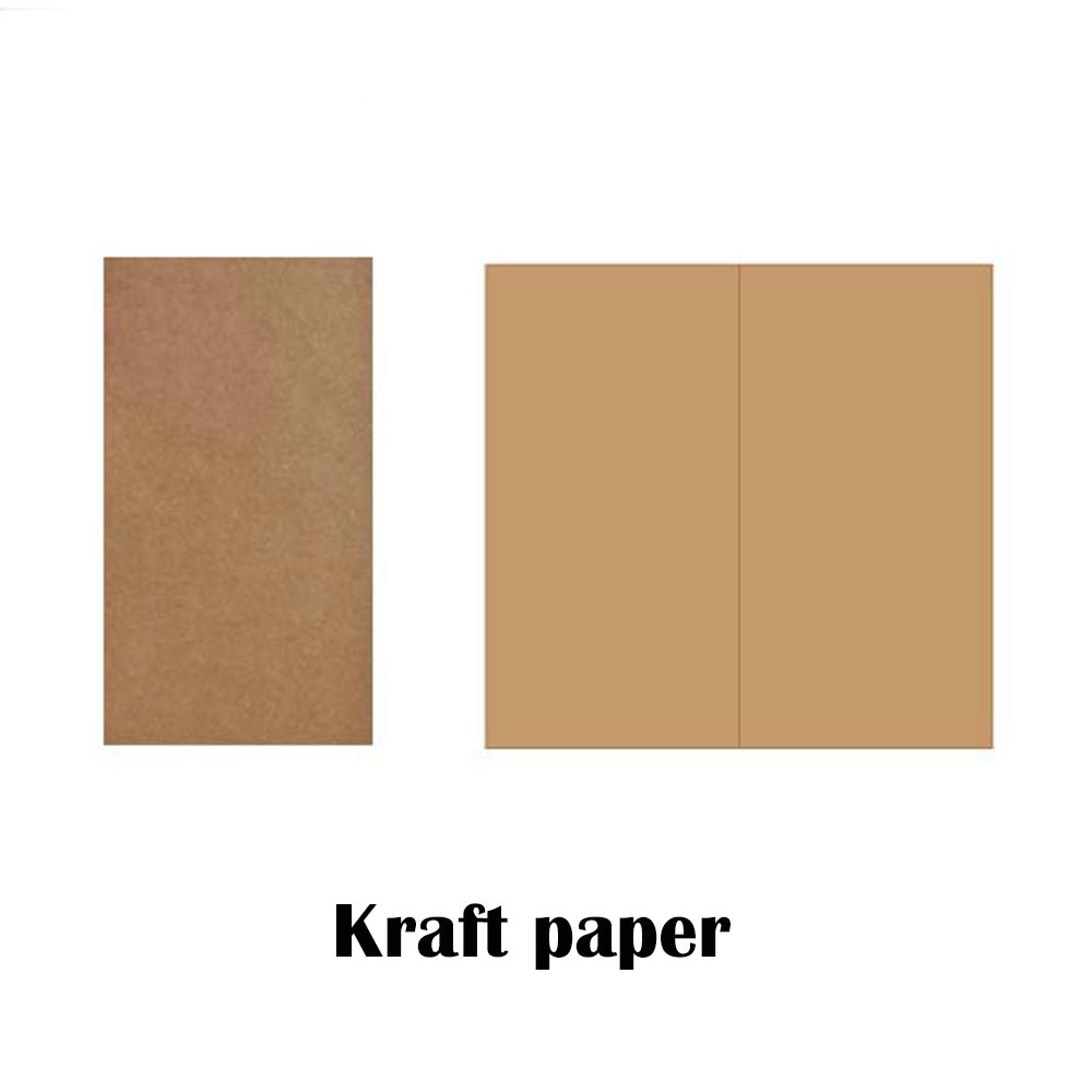 1Pc Refillable Paper Traveler'S Notebook Filler Papers Journal Dairy Inserts Refill Leather Notebook Blank Line Kraft Quality