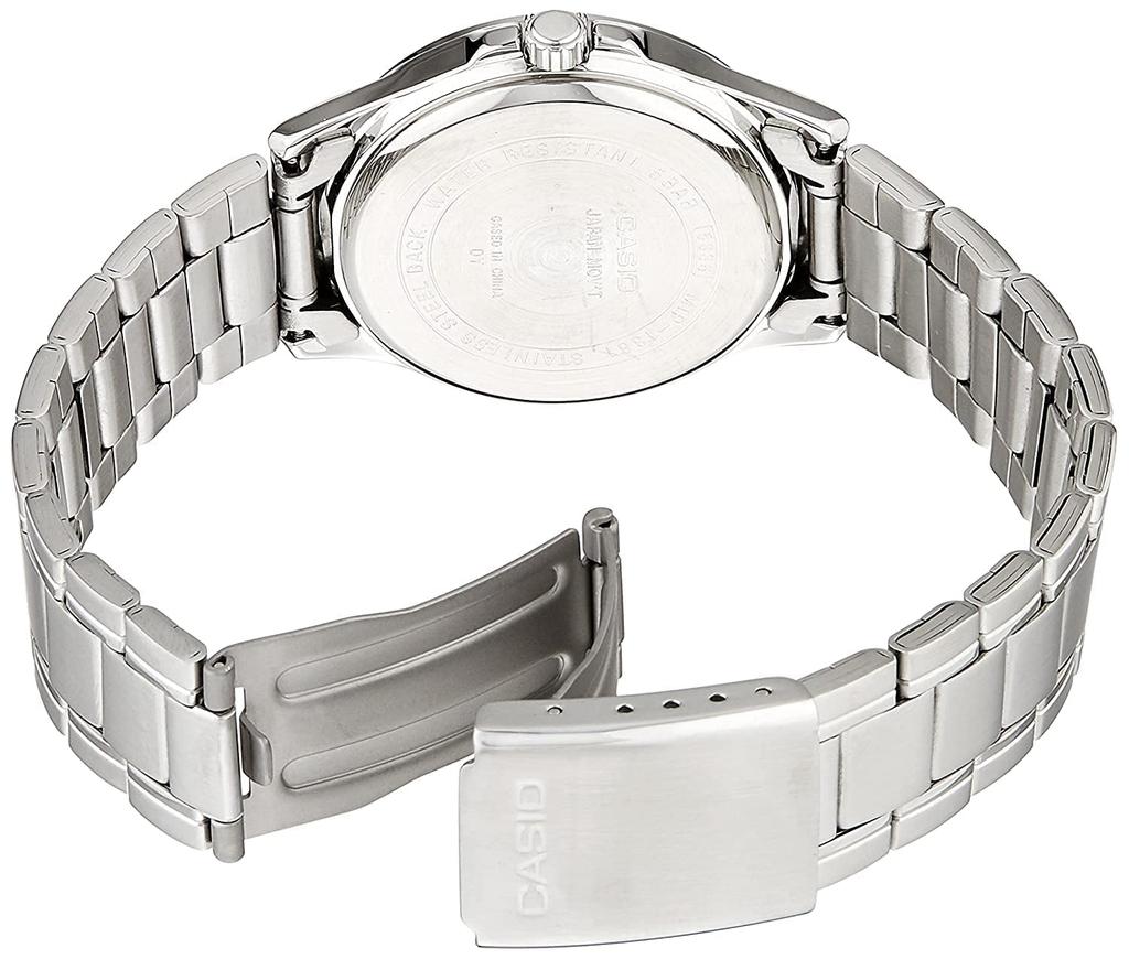 Casio Standardní analogové hodinky MTP-1381D-7AV, Stříbrné, Ležérní.