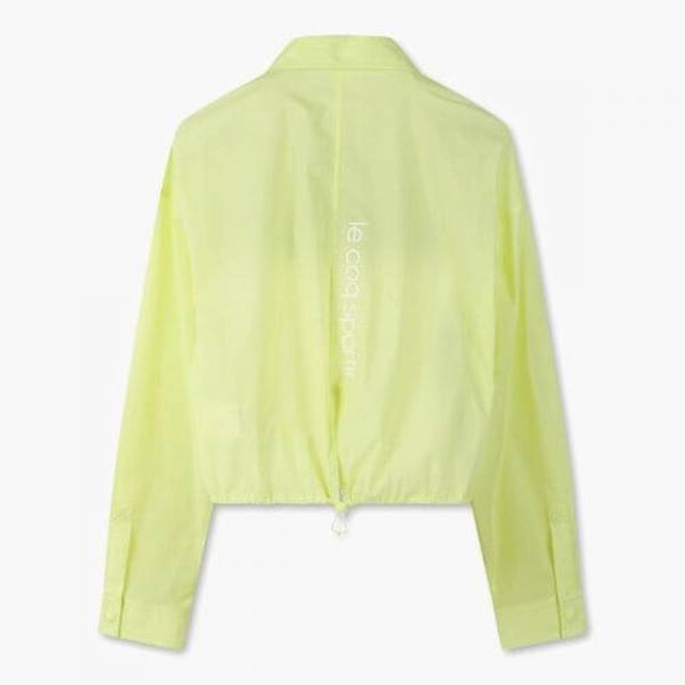 Le Coq Sportif Women Airy Tension Lightweight Woven Shirt Jacket Qp222ojk42