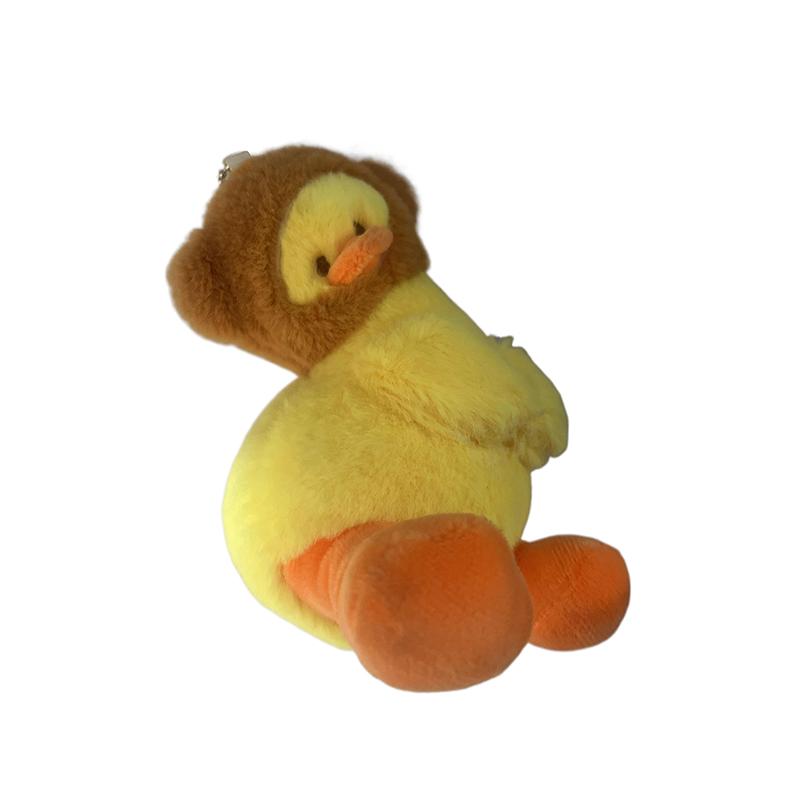 Creative Backpack Doll Boys And Girls Bag Pendant The  Series Of Funny Stuffed Toy Cute Duck Head Car Keychain