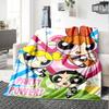 1pc Powerpuff4 Blanket, Gift, for Men and Women, Soft Blanket, Good for Sofa Bed Couch Travel, Lightweight Flannel Blanket