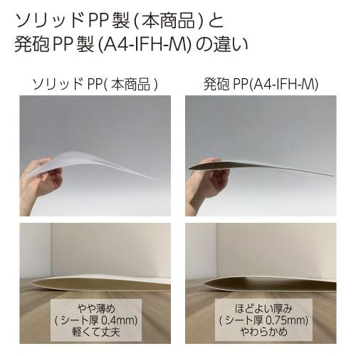 KOKUYO Individual Folder Made of PP A4 10 Book Set Opaque Gray AMA4-IFP-10M