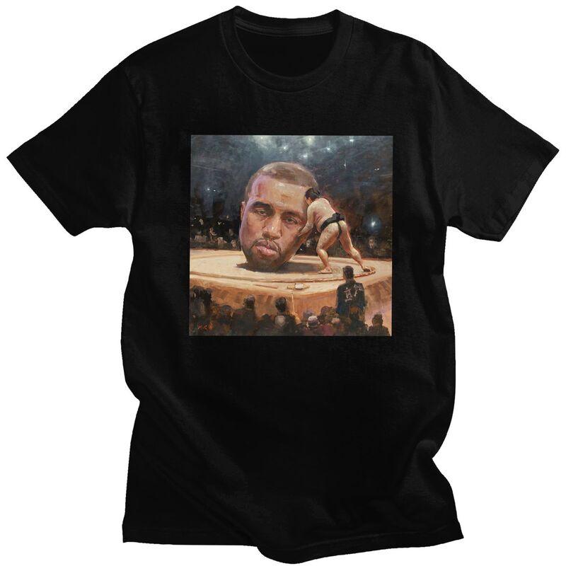 

Custom Trendy Funny Kanye West Sumo Meme T Shirt Men Pure Cotton T-shirt Tee Tops Fashion Tshirts - Men s Summer Cotton Graph... 5XL різнокольоровий