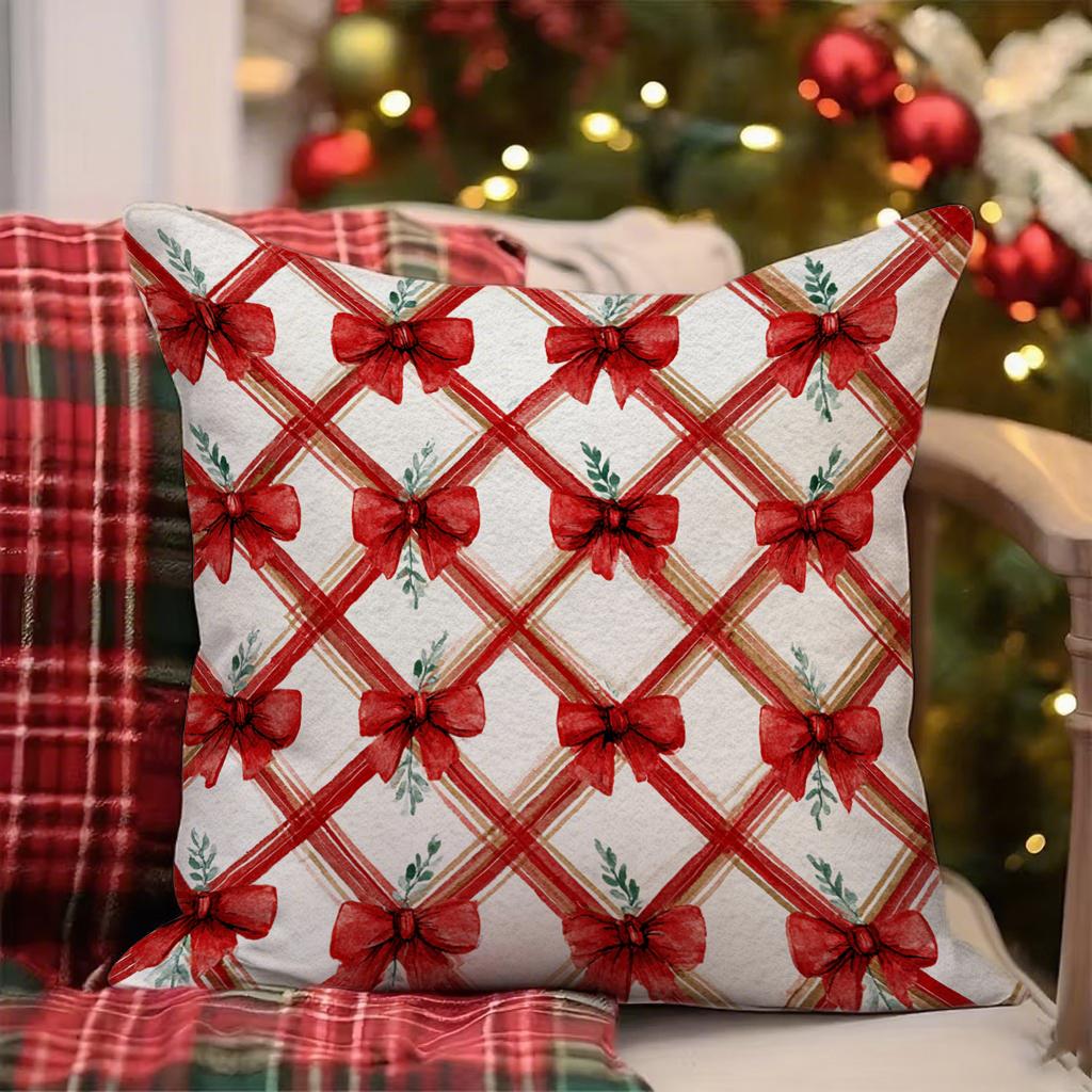 Weihnachtsmuster Kissenbezug DesignGeeignet für Sofa Auto Schlafzimmer dekorativer Kissenbezug Kissenbezug