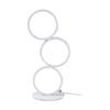 Dimmbare Tischlampe, intelligente Touch-Ring-Nachtlicht, Schlafzimmer, einfache, moderne Wohnzimmerlampe, monochrome Kreis-Schreibtischlampe