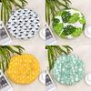Luxurious Cotton Linen Round Cushions For Dining Chairs And Garden Floor Mats